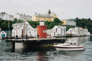 Ålesund harbour entrance.